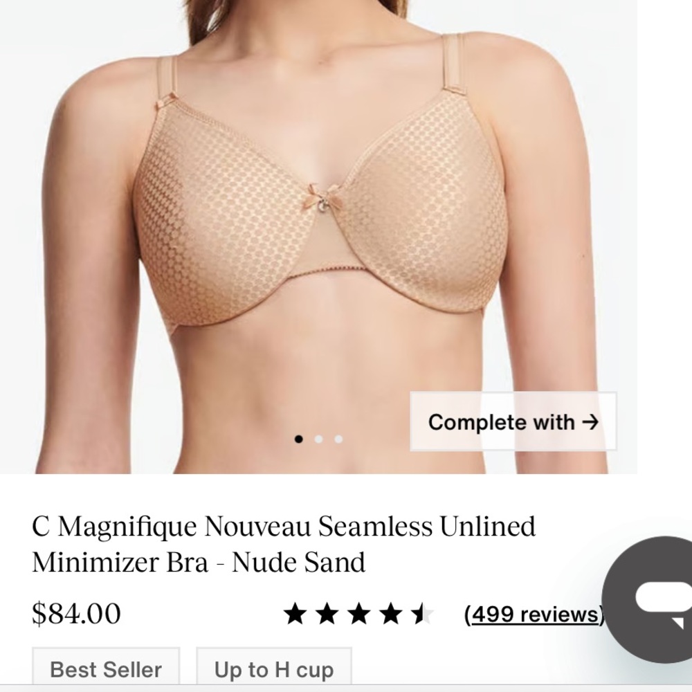 Chantelle C Magnifique Seamless Bra - Nude
NWT